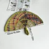 Japanese Style Handwoven Straw Fan Decorative Wall Decor