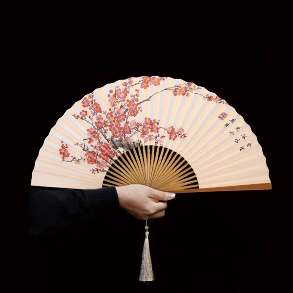 Classical Japanese Paper Bamboo Folding Fan