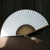 Classical Japanese Paper Bamboo Folding Fan