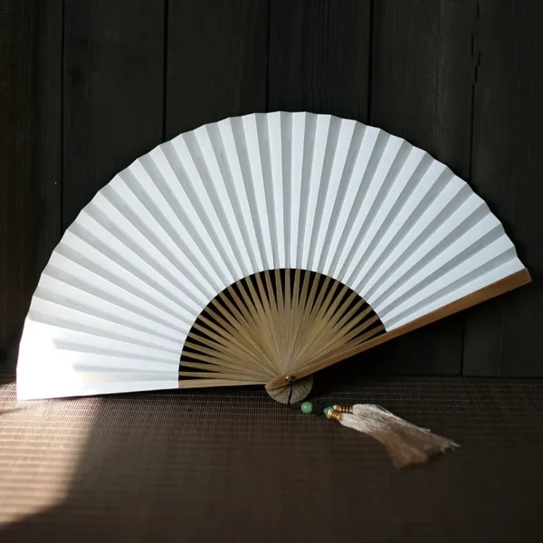 Classical Japanese Paper Bamboo Folding Fan