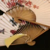 Classical Japanese Paper Bamboo Folding Fan