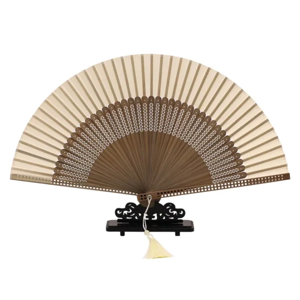 Japanese Bamboo Folding Fan Ancient Style Summer Dance