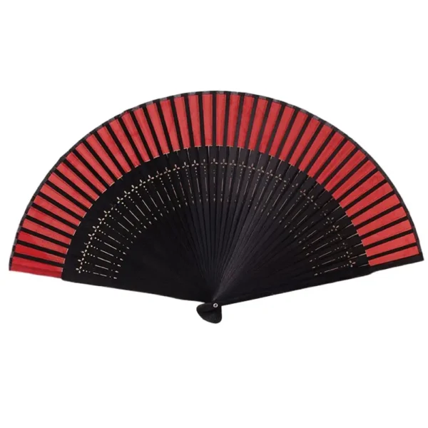 Japanese Bamboo Lace Folding Fan Retro Decorative Hand