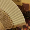Japanese Bamboo Folding Fan Ancient Style Summer Dance