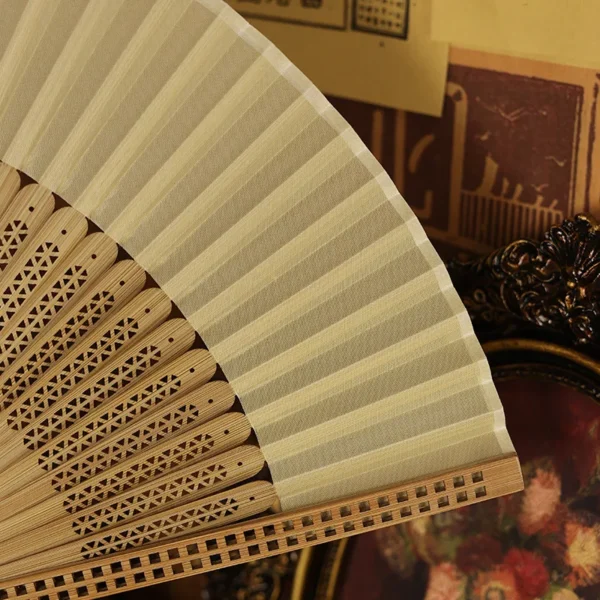 Japanese Bamboo Folding Fan Ancient Style Summer Dance