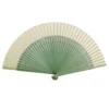 Japanese Silk Bamboo Folding Fan Color Changing Dance