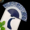 Japanese Vintage Silk Folding Fan Tassel Wedding Dance
