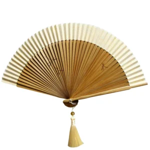 Japanese Dragonfly Bamboo Folding Hand Fan